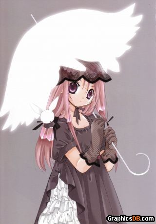 Anime Girl Holding Umbrella