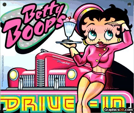 Betty Boop in pink