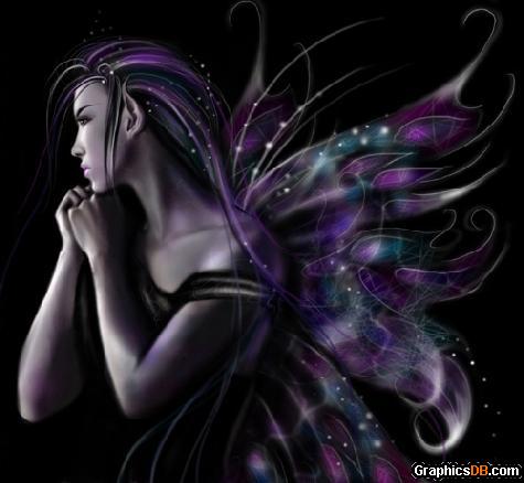 Purple Butterfly Fairy