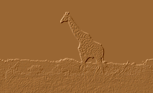 brown giraffe