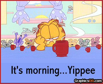 garfield good morning