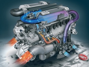 Bugatti Veyron W16 engine