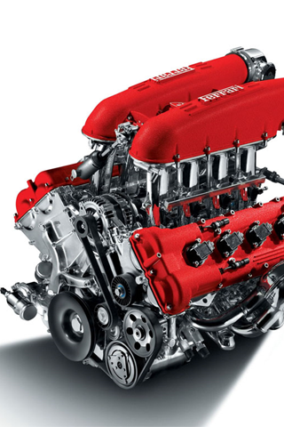 Ferrari F430 Engine iPhone Wallpaper