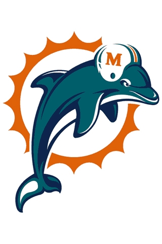 Miami Dolphins(2) iPhone Wallpaper