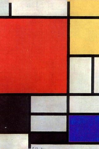 Piet Mondrian iPhone Wallpaper