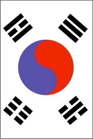 South Korea Flag iPhone Wallpaper