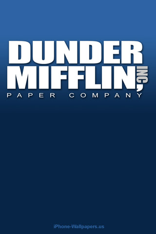 The Office Dunder Mifflin iPhone Wallpaper
