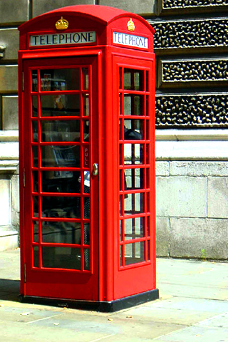 British Booth iPhone Wallpaper