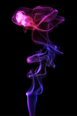 Color Smoke iPhone Wallpaper