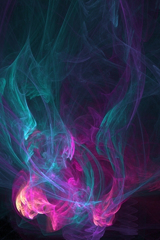 Flowing Colors iPhone Wallpaper