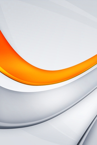 Orange Stroke iPhone Wallpaper