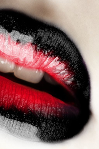 Sexy Lip Gloss iPhone Wallpaper