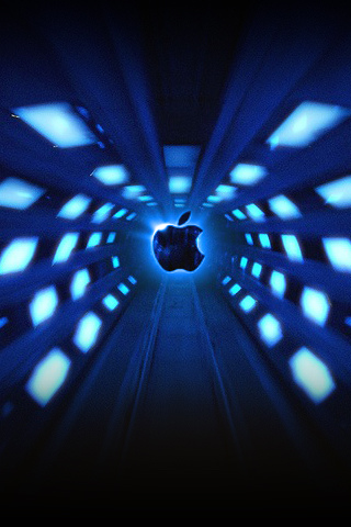 Space Apple iPhone Wallpaper