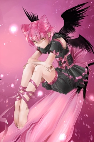 Black amp Pink Angel
