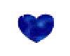 Glitter blue hearts