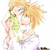 Baby Naruto and Yondaime