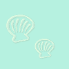 pastel green shell