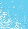 Blue Snowflake Background