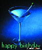 happy birthday martini