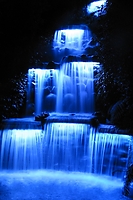 Blue Falls iPhone Wallpaper