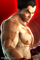 Tekken 5 Kazuya Mishima iPhone Wallpaper