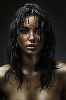 Wet Hair iPhone Wallpaper