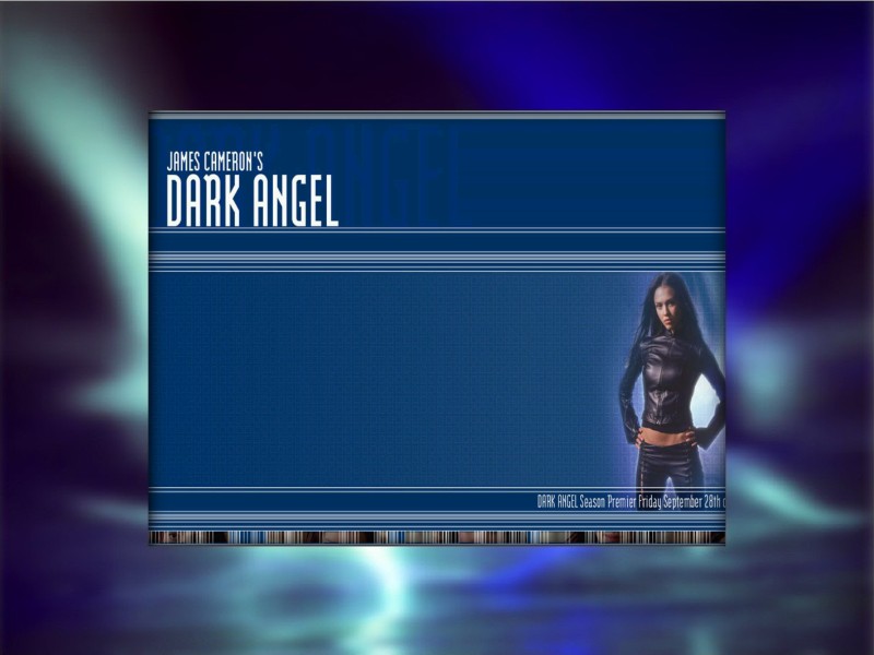 Dark Angel Blue Background