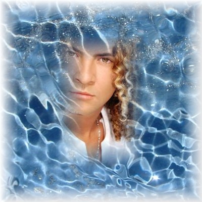 David Bisbal in water