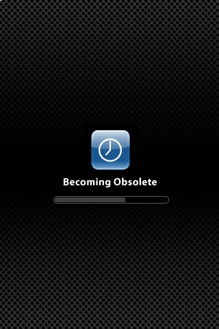 Becoming Obsolete iPhone Wallpaper