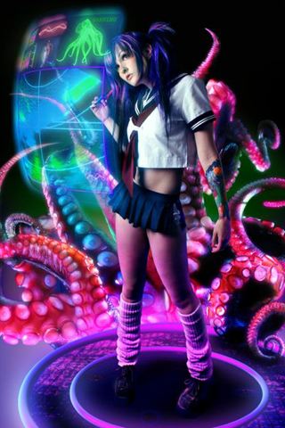 Tentacle Attack iPhone Wallpaper