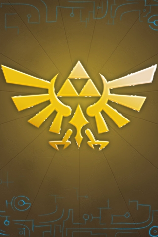 Zelda Triforce iPhone Wallpaper