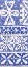 Blue And White Intricate Pattern