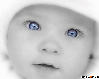 Baby with blue eyes