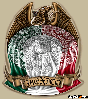 aguila aztec de la bandera de