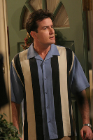 charlie sheen on his tv show-1357