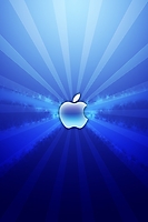 Apple Burst iPhone Wallpaper