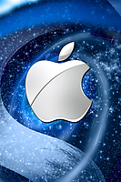 Apple Sparkle iPhone Wallpaper