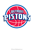 Detroit Pistons(1) iPhone Wallpaper
