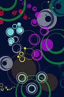 retrobubbles iPhone Wallpaper