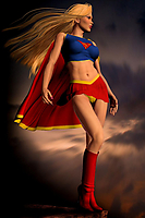 Super Girl iPhone Wallpaper