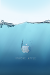 Submerged iPhone